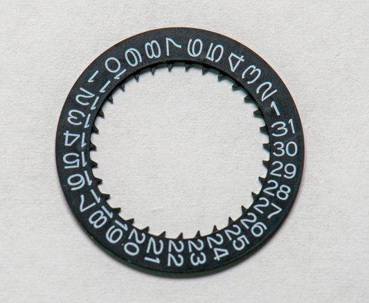 Seiko 7S36C 00878207 Date Dial white on black