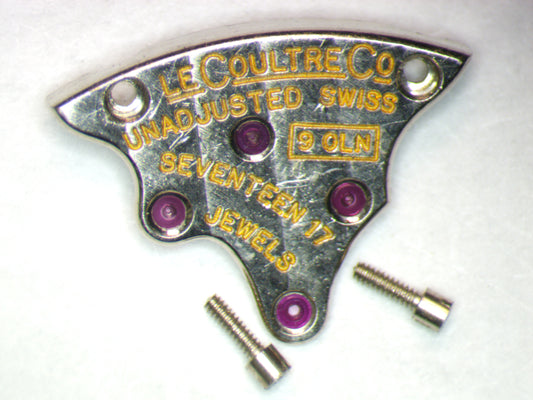 LeCoultre 9OLN 0110 Train Wheel Bridge w/screws