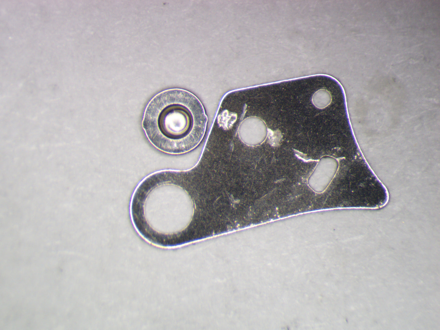 Seiko 4R36 0436164 Lower plate barrel train bridge w/screw