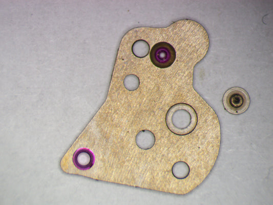 Seiko 6139A 21j 122613 Center Wheel Cock/Bridge w/screw