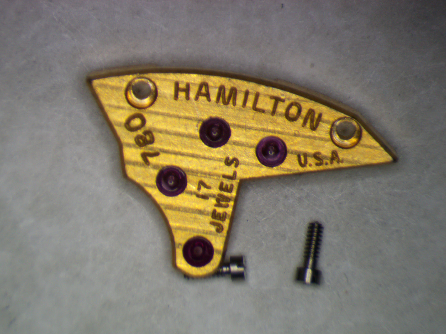 Hamilton 780 0110 Train Wheel Bridge w/screws