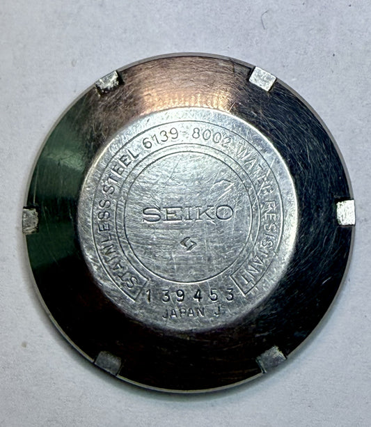 Seiko 6139 8002 Watch Case Back