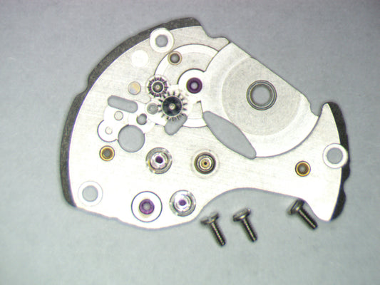Seiko 4R34 114183 Barrel and train wheel bridge w/screws