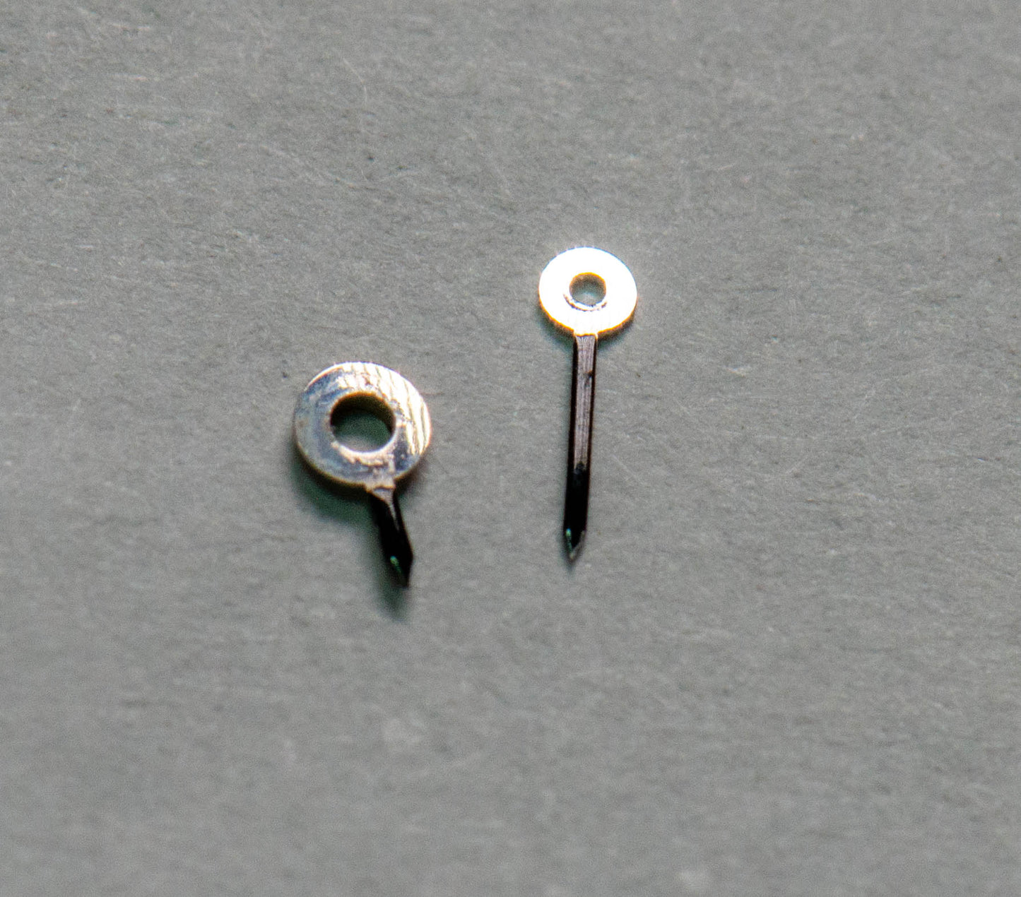 Omega 485 Watch hands, silver, 3.9mm, 2.3mm
