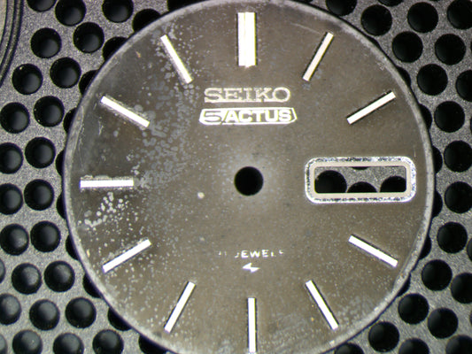 Seiko Cal. 7017A Dial, black, original, fair