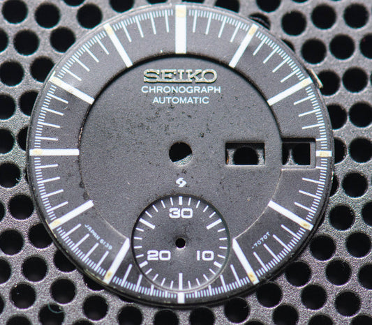 Seiko 6139B Dial Black Baby Jumbo, original great