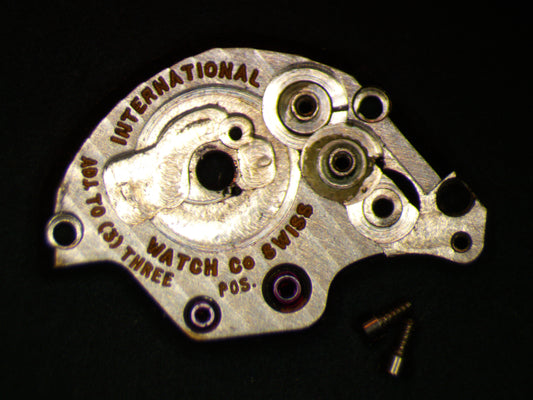 IWC Cal. 431 0106 Barrel and train wheel bridge w/screws
