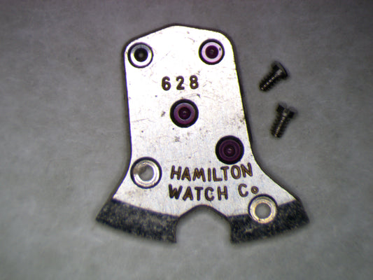 Hamilton 628 Buren 1282 0110 Train Wheel Bridge w/screws