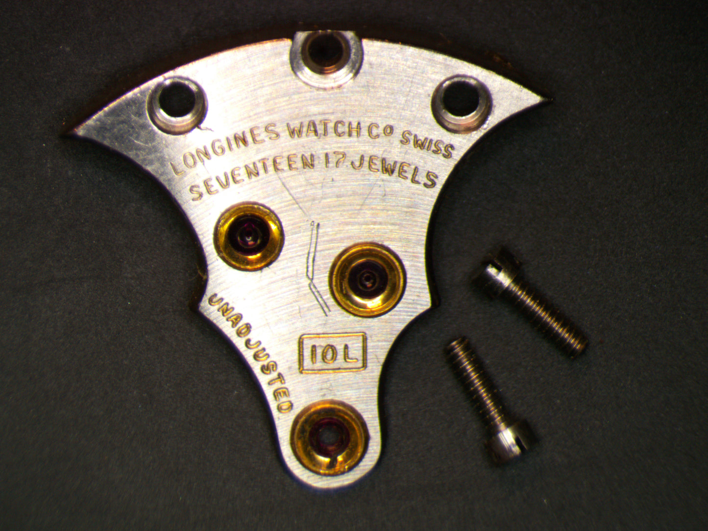 Longines 10L 0110 Train Wheel Bridge w/screws