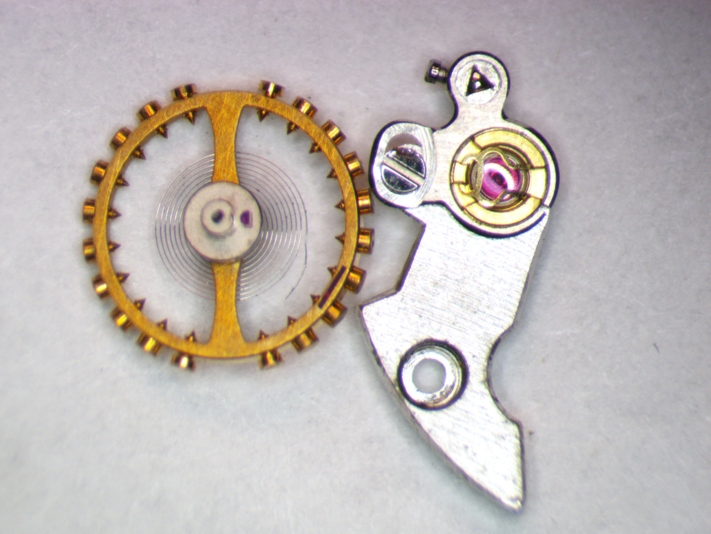 Rolex 1400 0721 Balance Complete in parts, pivots ok