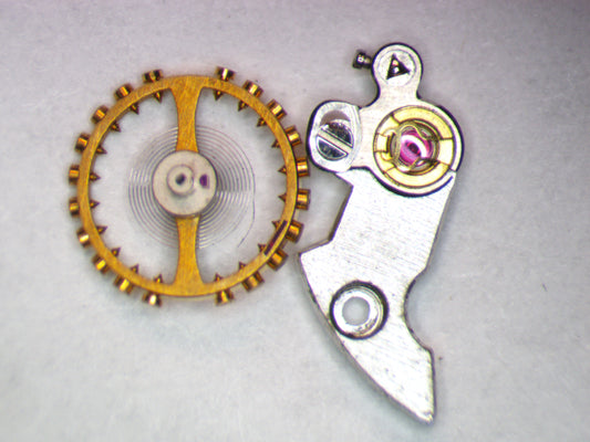 Rolex 1400 0721 Balance Complete in parts, pivots ok