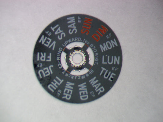 Seiko 6139B 870516 Day star with dial disk EF