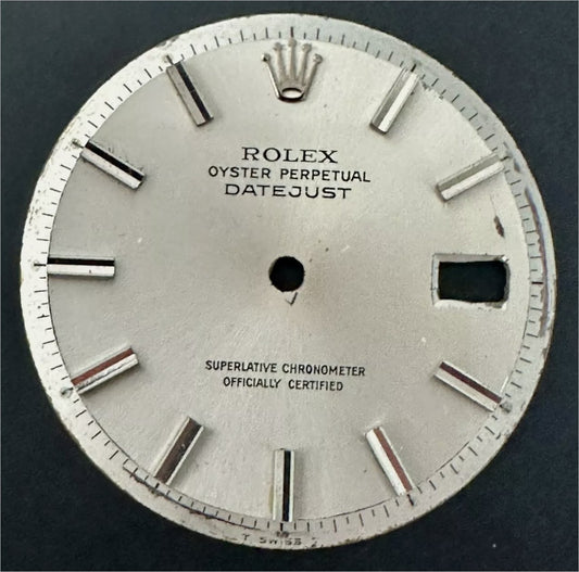 Rolex 3035 Dial Datejust, dial feet missing, 27.9mm
