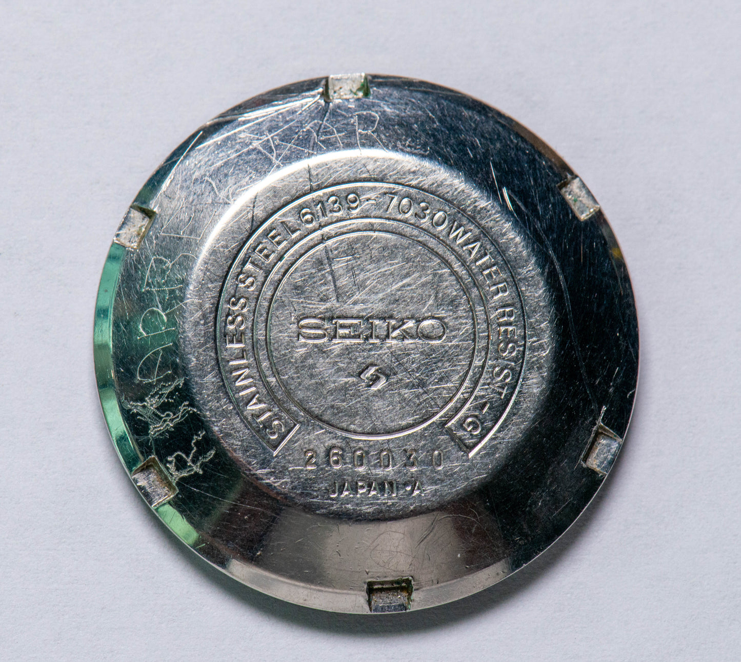 Seiko 6139B 8002 Watch case back
