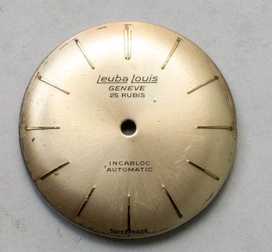 Hamilton 63A ETA 2451 Leuba Louis Geneve Dial